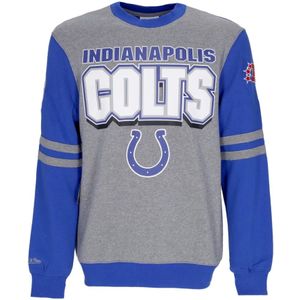 Mitchell & Ness, Heren, Sweatshirts & Hoodies, Grijs, Maat: S Katoen,