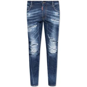 Dsquared2 ‘Tidy Biker’ jeans , Blue , Heren , Maat: M