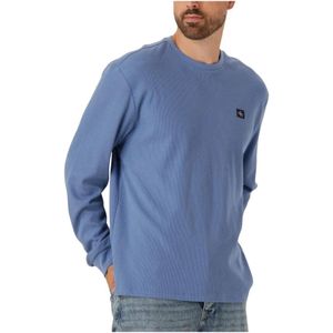 Calvin Klein, Heren, Truien, Blauw, Maat: 2XL Wol,