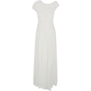 Simkhai, Dames, Jurken, Wit, Maat: XS Nylon,