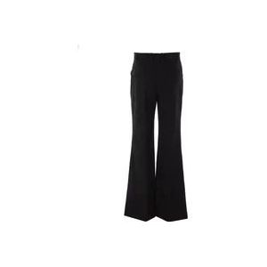 Chloé Zwarte Flare Broek , Black , Dames , Maat: XS