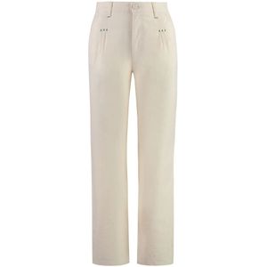 See by Chloé, Dames, Broeken, Beige, Maat: XS Katoen,