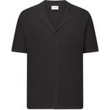 Drykorn - Gebreid Shirt - Heren - Zwart - Katoen