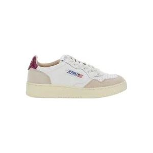 Autry Witte Sneakers Lage Medalist Stijl , White , Dames , Maat: 41 EU