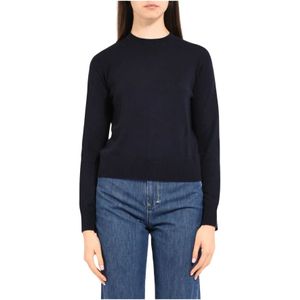 Max Mara, Dames, Truien, Blauw, Maat: XS Wol,