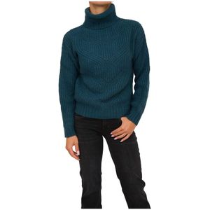 Guess, Dames, Truien, Blauw, Maat: M Acryl,