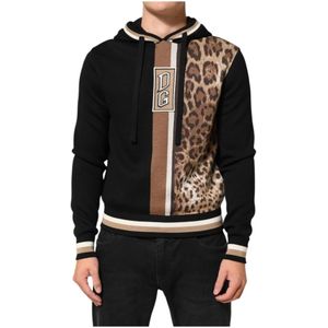 Dolce & Gabbana, Heren, Sweatshirts & Hoodies, Veelkleurig, Maat: S Katoen,