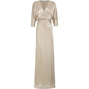 Cortana, Dames, Jurken, Beige, Maat: 2XS Zijde,