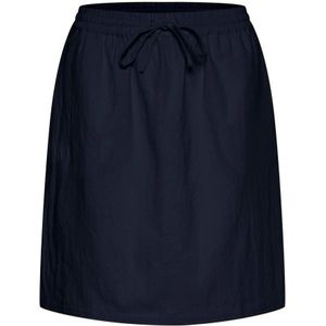 SAINT TROPEZ - Zalinda - Strokenrok - Nachtblauw - Knielengte