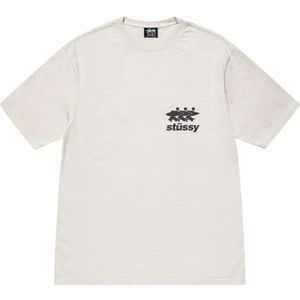 Stüssy, Heren, Tops, Wit, Maat: S Katoen,