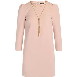 Elisabetta Franchi, Dames, Jurken, Roze, Maat: S Poliester,