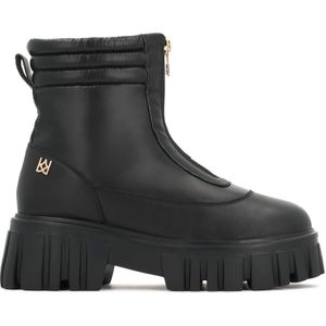 Kazar - Laarzen - Zwart - Dames - Leer - Met Rits Aan De Voorkant