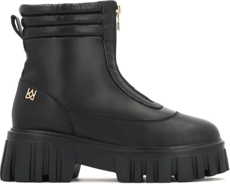 Kazar - Laarzen - Zwart - Dames - Leer - Met Rits Aan De Voorkant