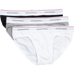 Dsquared2 - Plain Briefs - Veelkleurig - 3-Pack - Ondergoed