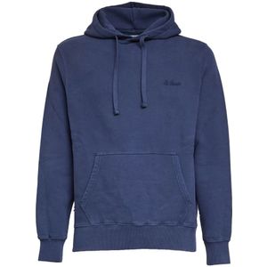 MC2 Saint Barth, Dames, Sweatshirts & Hoodies, Blauw, Maat: S Katoen,