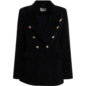 Circolo 1901, Dames, Jassen, Zwart, Maat: 2XS Katoen,