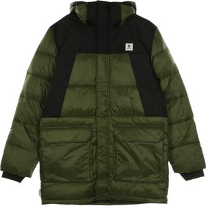 Element, Heren, Jassen, Groen, Maat: M