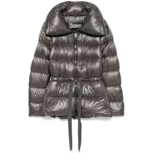 Herno, Dames, Jassen, Grijs, Maat: L