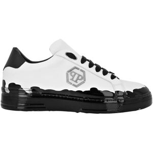 Philipp Plein, unisex, Schoenen, Wit, Maat: 36 EU Leer,