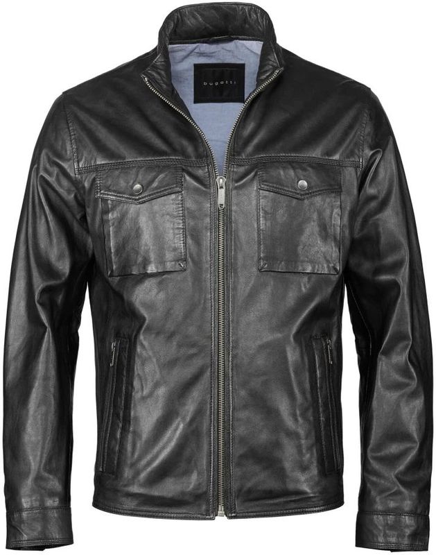Bugatti - Bunicolo - Leren Jas - Zwart - Heren