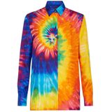 Philipp Plein - Blouse - Veelkleurig - Zijde - Tie-dye print