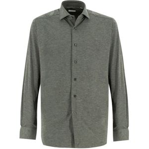 Xacus, Heren, Overhemden, Grijs, Maat: L