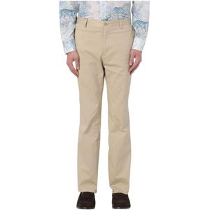Etro, Heren, Broeken, Beige, Maat: L Katoen,