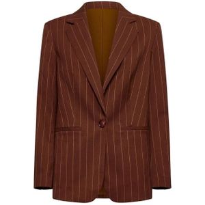 Silvian Heach, Dames, Jassen, Bruin, Maat: 2XS Viscose,