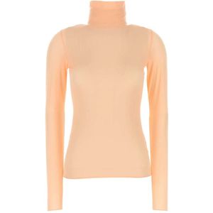 Dries Van Noten, Dames, Tops, Roze, Maat: XS Nylon,