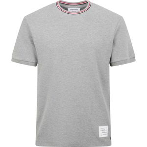 Thom Browne, Heren, Tops, Grijs, Maat: M Katoen,