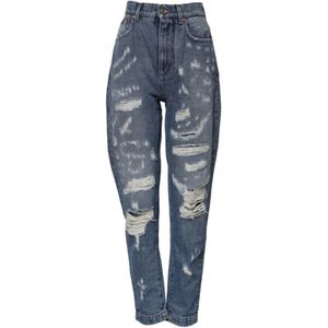 Dolce & Gabbana, Dames, Jeans, Blauw, Maat: 2XS Denim,