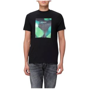 Karl Lagerfeld, Heren, Tops, Zwart, Maat: 2XL Katoen,