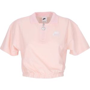 Nike Air Pique Polo - Atmosphere/White , Pink , Dames , Maat: L