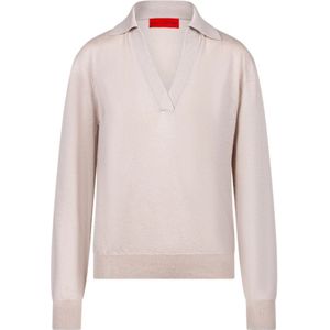Wild Cashmere, Dames, Truien, Beige, Maat: XS Zijde,