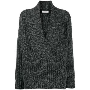 Valentino, Dames, Truien, Zwart, Maat: S Wol,