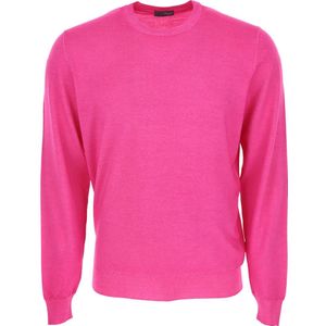 Drumohr, Heren, Sweatshirts & Hoodies, Roze, Maat: M