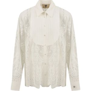 Aniye By, Dames, Blouses & Shirts, Beige, Maat: M