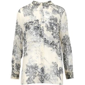 Semicouture, Dames, Blouses & Shirts, Veelkleurig, Maat: S Viscose,