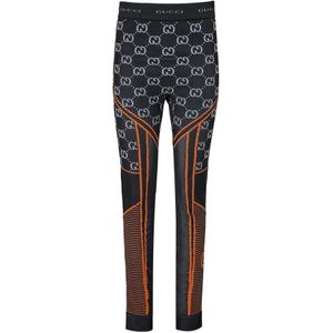 Gucci, Dames, Broeken, Zwart, Maat: M Polyamide,