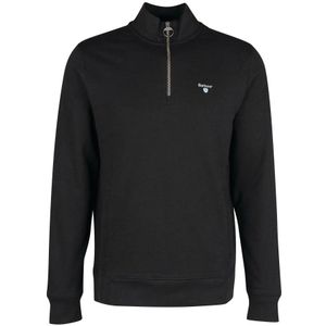 Barbour, Heren, Sweatshirts & Hoodies, Zwart, Maat: M Katoen,