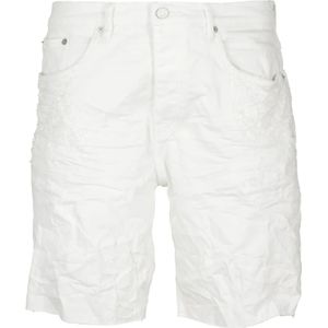 Purple Brand, Heren, Korte broeken, Wit, Maat: W29 Katoen,