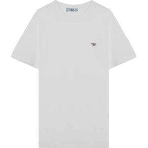 Prada, Dames, Tops, Wit, Maat: M