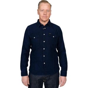 Lee, Heren, Overhemden, Blauw, Maat: XL Katoen,