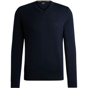 Hugo, Heren, Truien, Blauw, Maat: 3XL Wol,