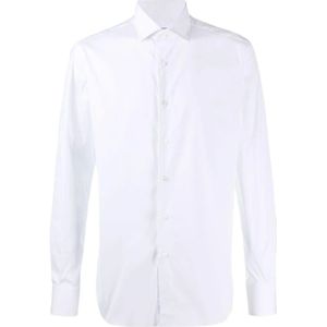 Xacus, Heren, Overhemden, Wit, Maat: XL Katoen,