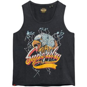 Superdry, Dames, Tops, Zwart, Maat: 2XS Katoen,