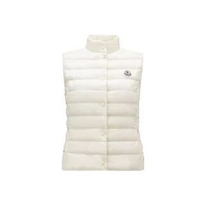 Moncler Stijlvolle Winter Vest Collectie , White , Dames , Maat: M