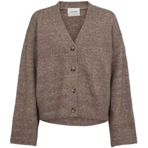 Sofie Schnoor, Dames, Truien, Bruin, Maat: L Leer,