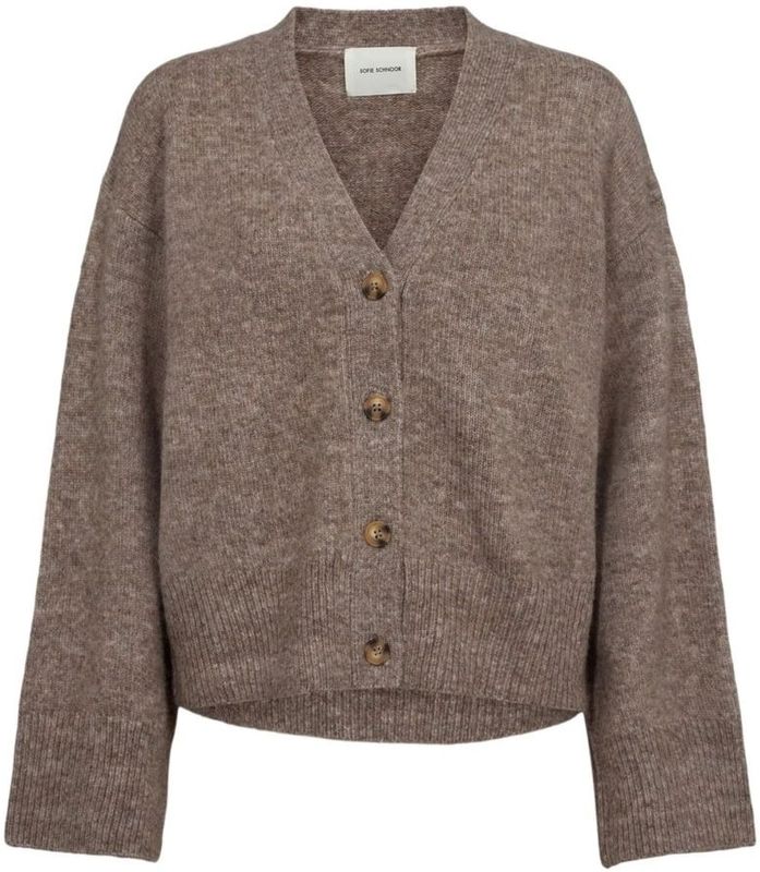 Sofie Schnoor, Dames, Truien, Bruin, Maat: L Leer,