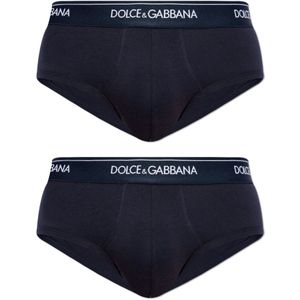 Dolce & Gabbana, Heren, Ondergoed, Blauw, Maat: S Katoen,